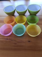 9 bunte Schälchen für Dessert, Müesli etc.