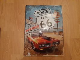 Route 66 U.S.A. Blechschild