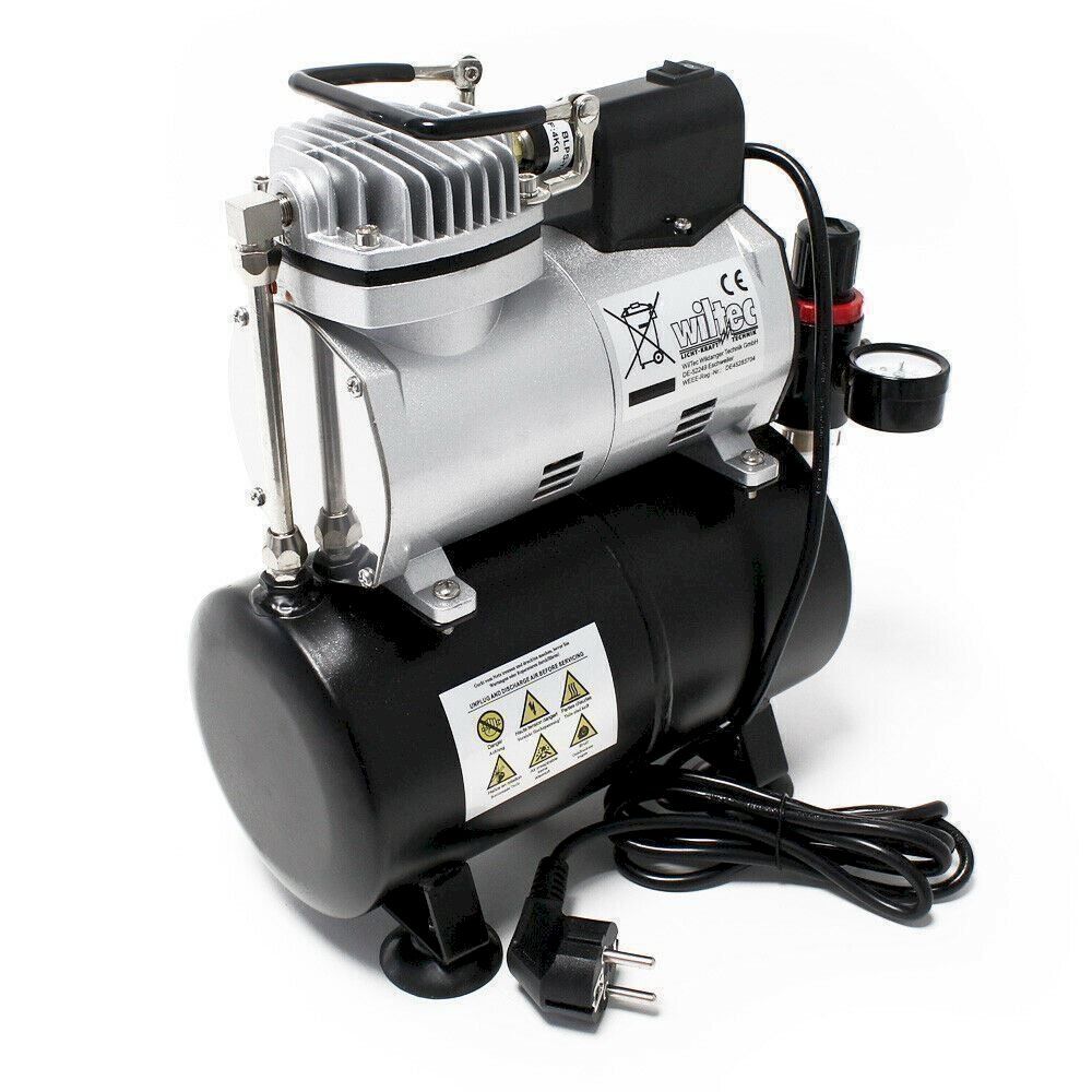 Compresseurs: WilTec Airbrush Kompressor AF186 – Neuf avec emballage d'origine à Bottighofen par zaap 1