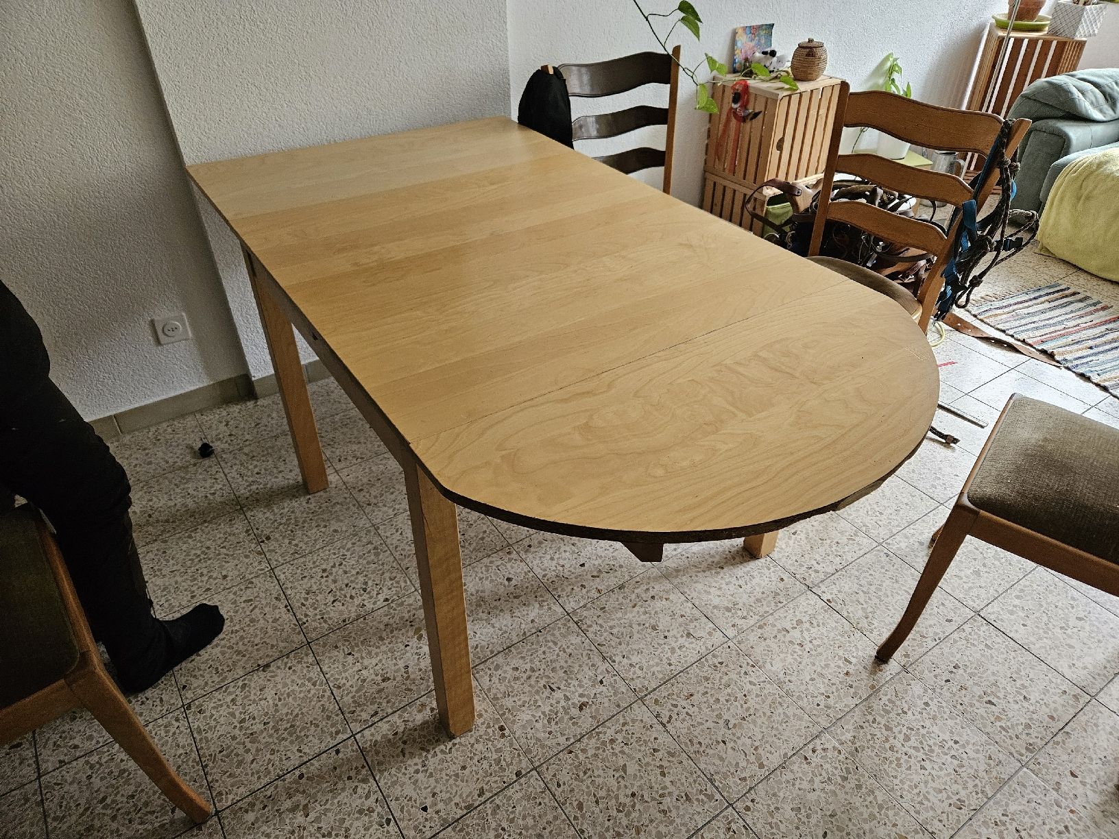 Tables: table en bois d'intérieur démontable – D'occasion à Genève par guigui013