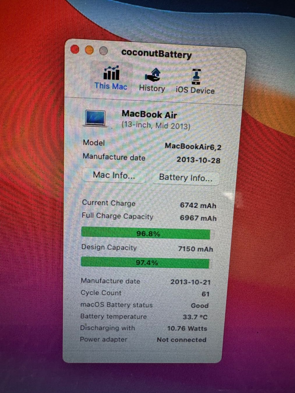 Apple Notebook: MacBook Air 13 inkl. Microsoft Office 2021 – Usato da Adliswil venduto da Busys 2