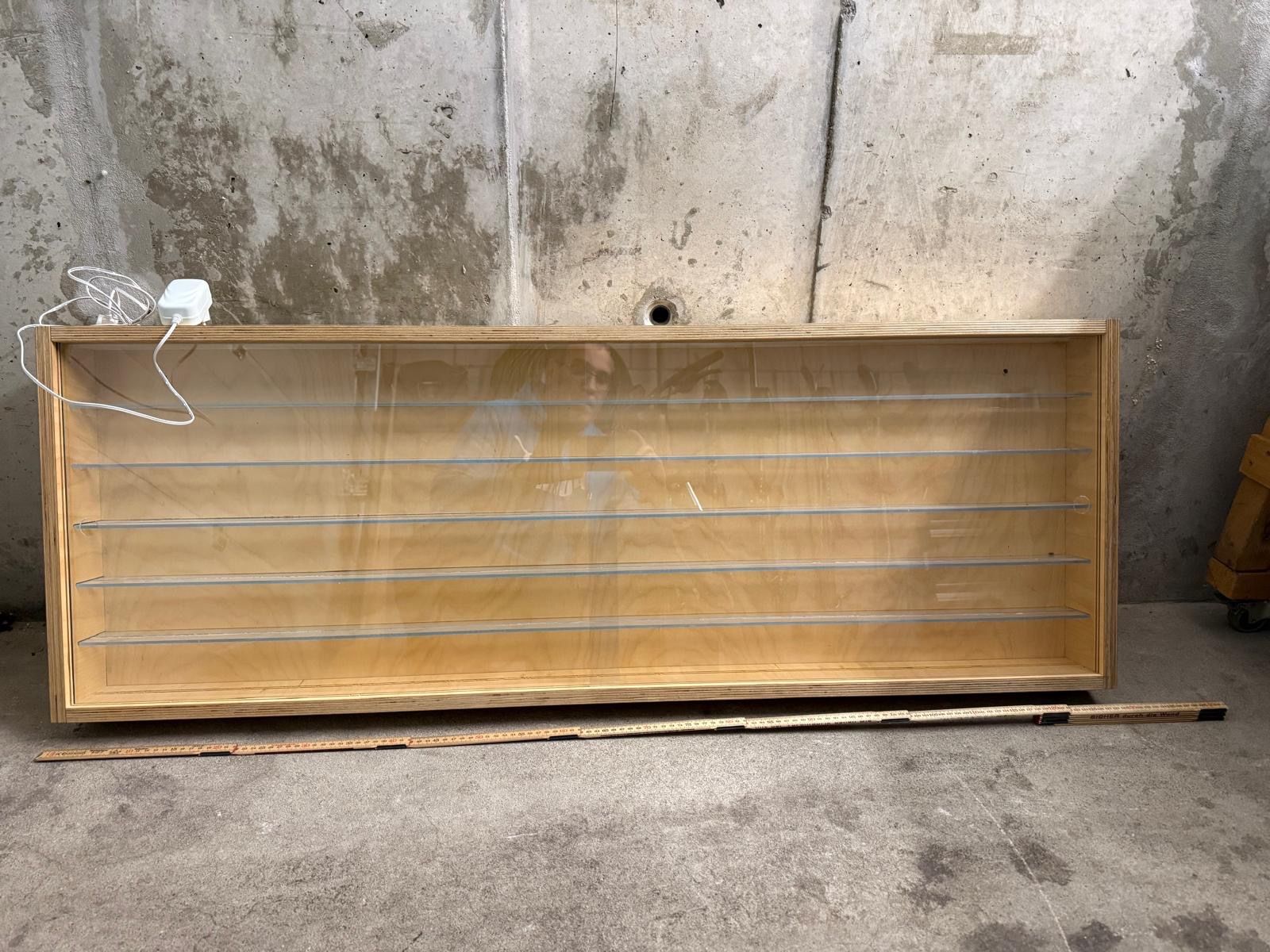 Vitrinen: Hängevitrine mit Beleuchtung – Gebraucht aus Rudolfstetten von Amp6 1