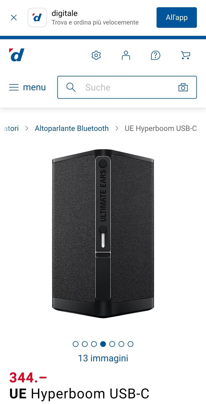 Ultimate Ears Casse acustiche: UE Hyperboom Wie Neu. NP 344 fr. – Usato da Meggen venduto da dav_7vw6 4