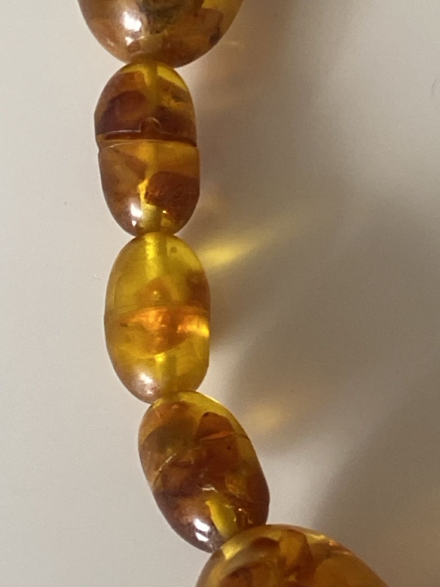 Altri gioielli: Bernstein Kette mit passenden Ohrringen 85cm – Usato da Läufelfingen venduto da Alles_Garantie 1