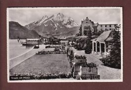 WEGGIS - Teilansicht - Schiff - 1950