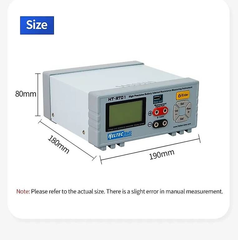 Messen: Heltec HT-RT01 Batterie-Innenwiderstandstester – Neu und originalverpackt aus Malans GR von BUYBEST-Schweiz 5