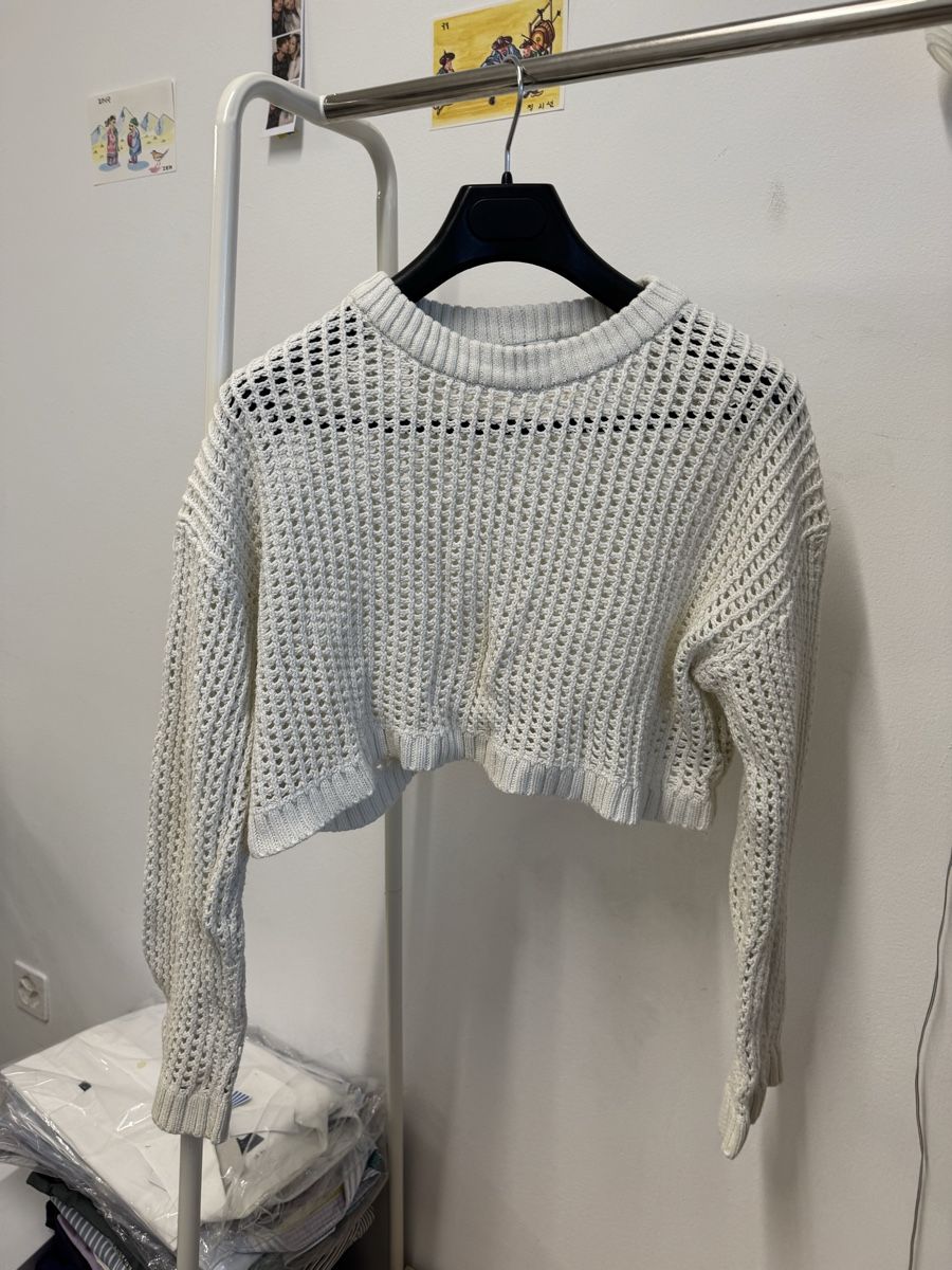 Maglioni & Felpe: FB Sister Knitwear Crop Pullover Weiss L – Usato da Effretikon venduto da rus_2l2p