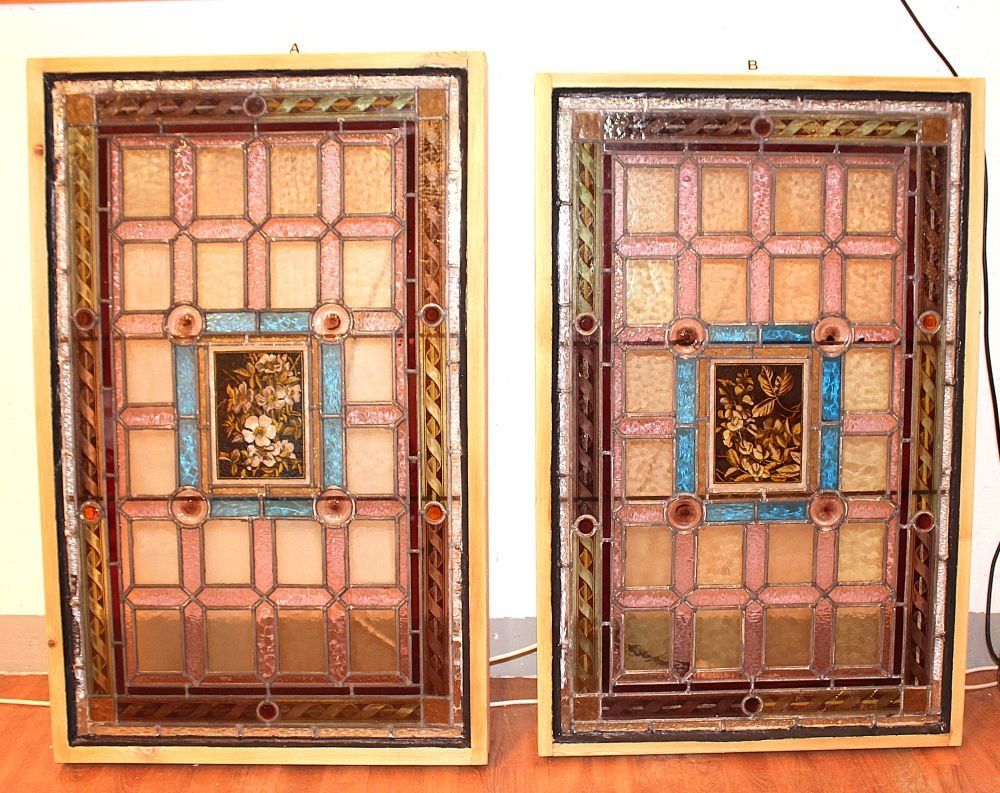 Finestre: Kirchenfenster A. Bleiglasfenster Jugendstil. – Usato da Trun venduto da artantic 2