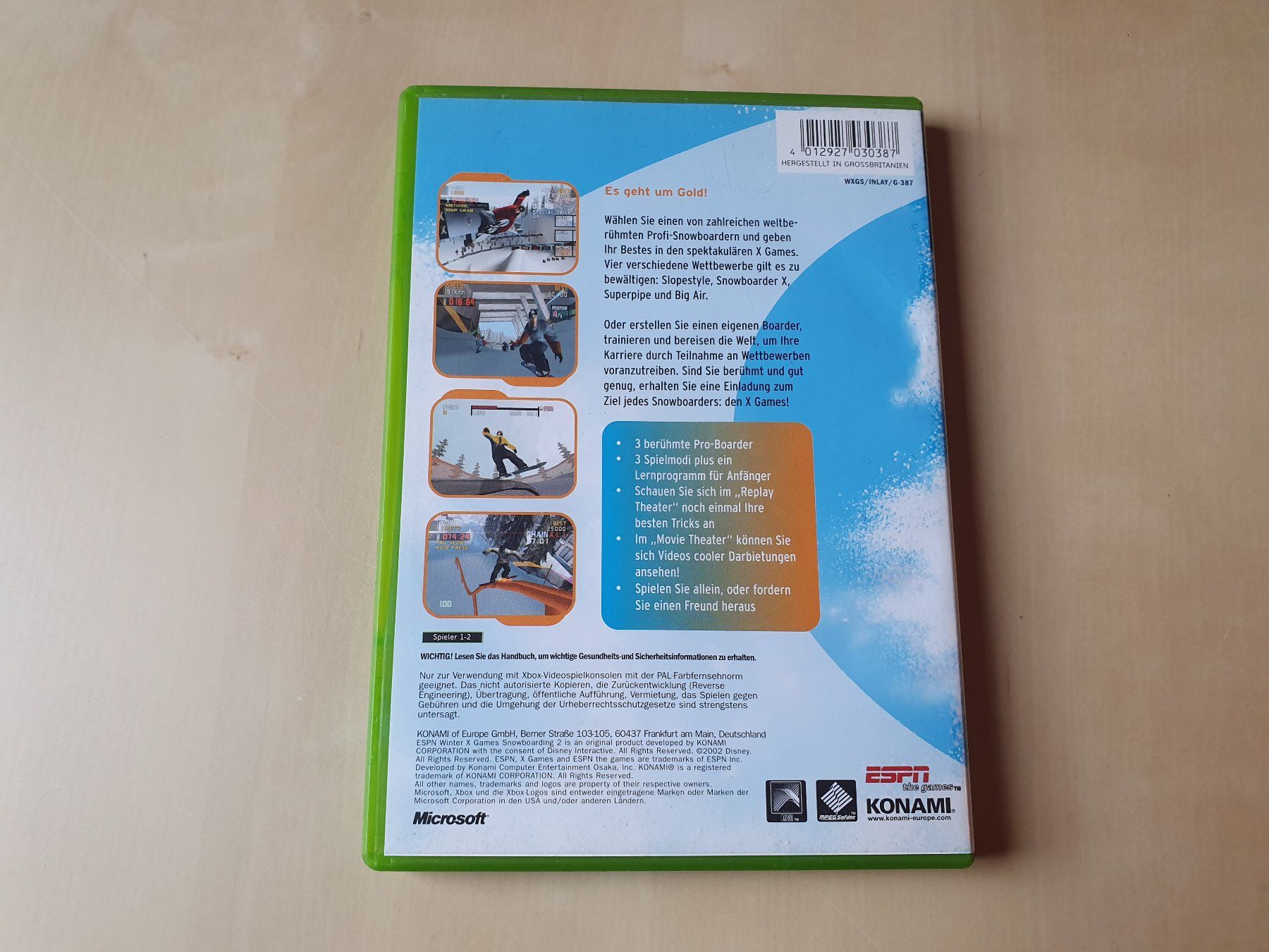 Microsoft Giochi: ESPN Winter X Games Snowboarding 2 – Usato da Stansstad venduto da collectorsshop 1