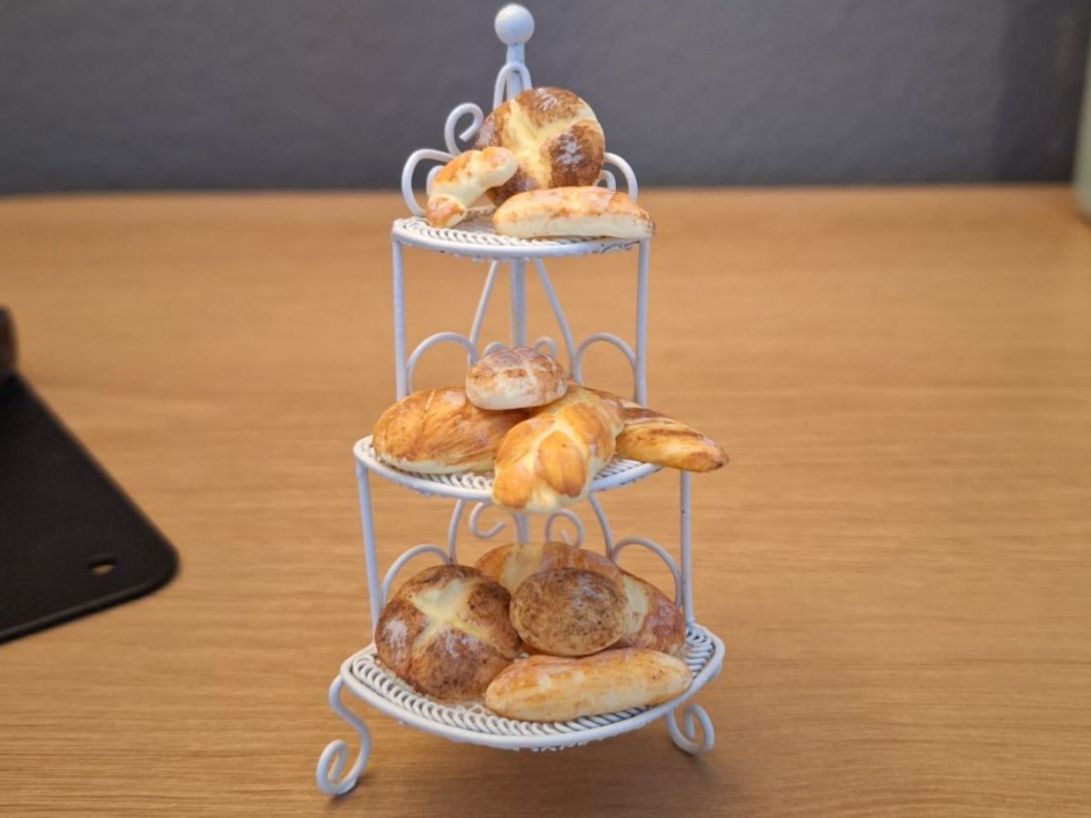 Case e mobili per bambole: Puppenhaus Brotgestell – Nuovo (secondo la descrizione) da Zürich venduto da HandmadeTinyFood 5