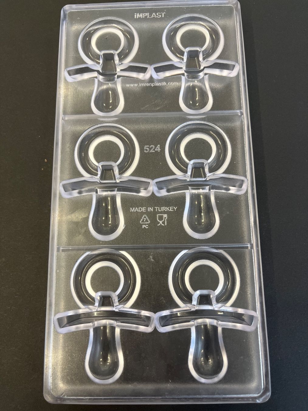 Teglie da forno: Polycarbonat Schokoladenform „Nuggi“ – Usato da Illnau venduto da flamingo007