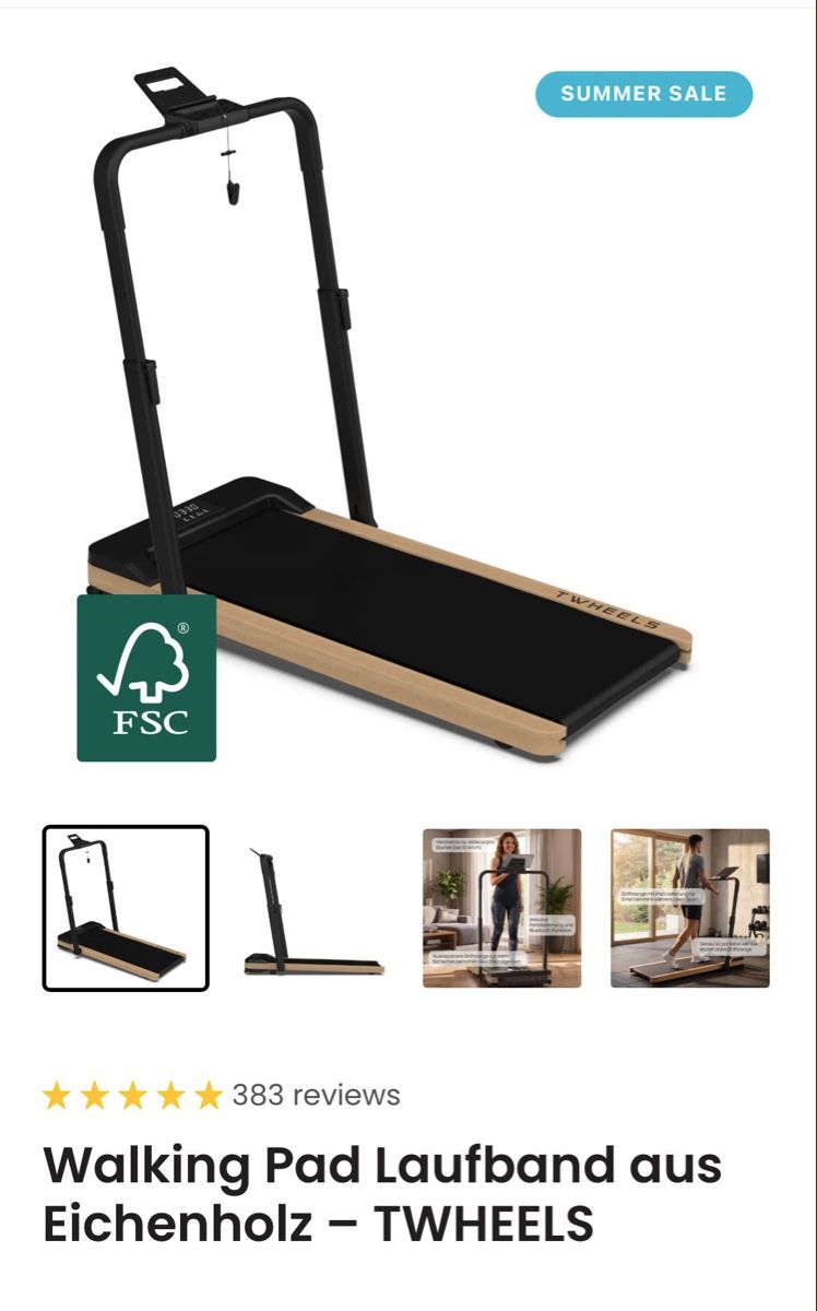 Walkingpad Hometrainer: Walking Pad für HomeOffice – Neu und originalverpackt aus Nidau von mae_sv8v
