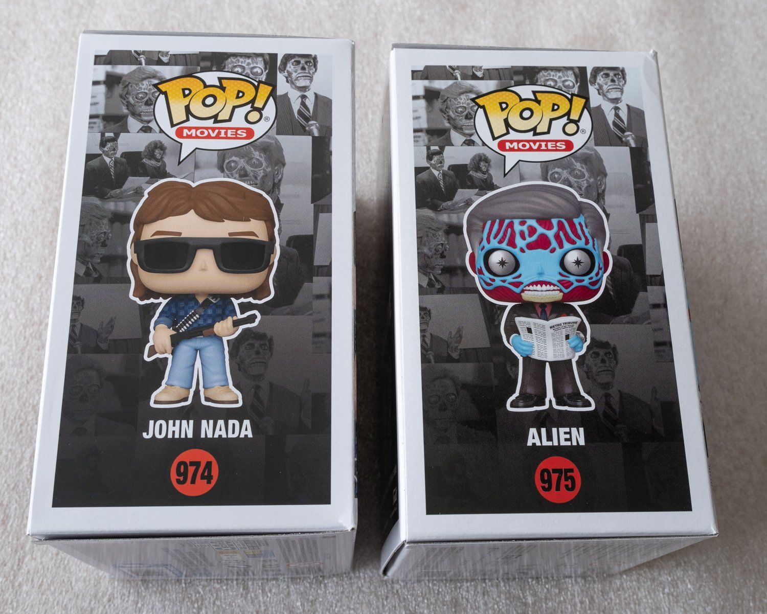 Funko Figuren: Funko Pop They Live - John Nada #974 & Alien #975 – Gebraucht aus Uetendorf von  3