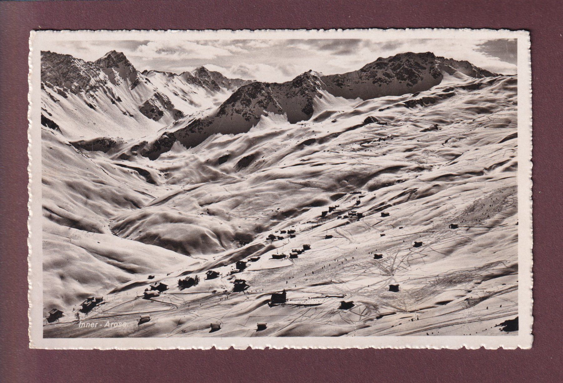 Cartoline postali: INNER-AROSA - 1946 – Usato da Pully venduto da nicecards