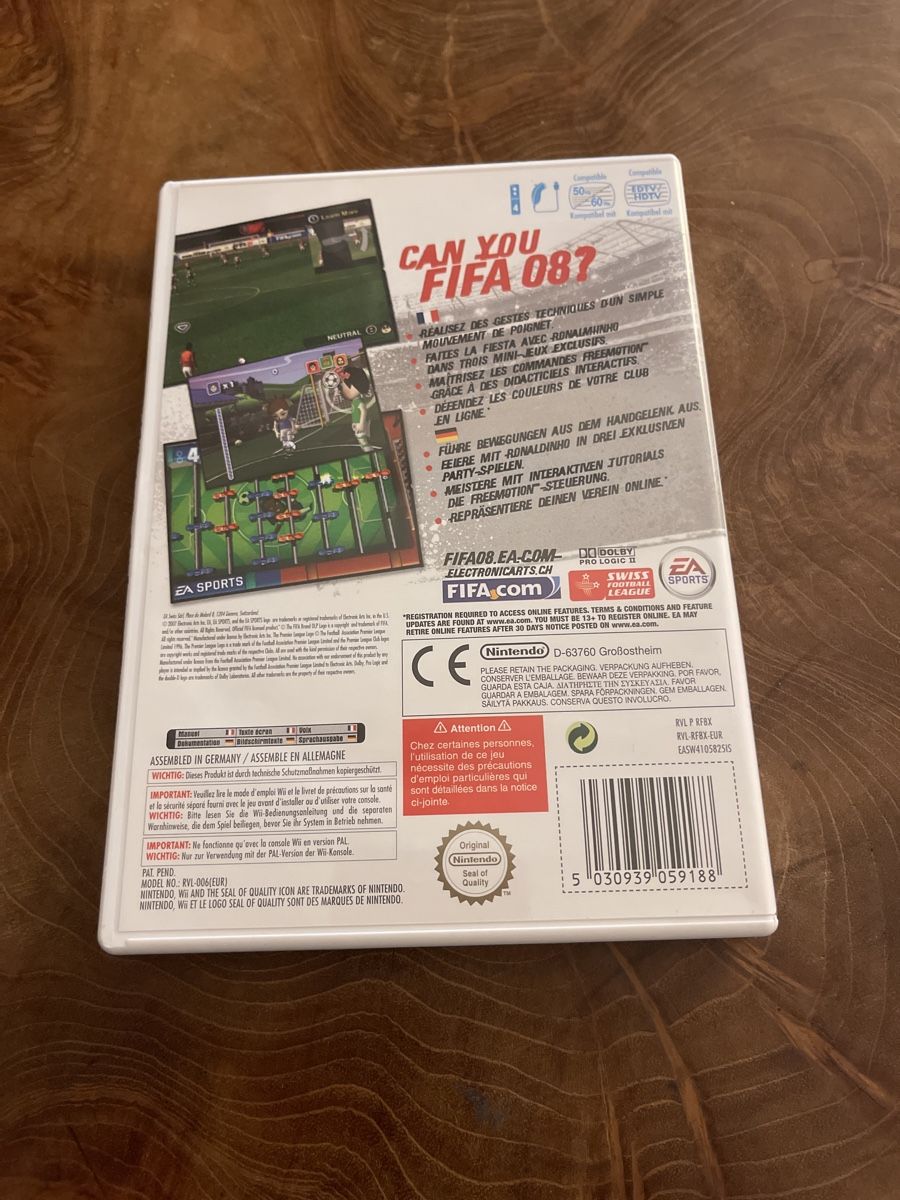 Nintendo Spiele: Jeu Wii FIFA 08 occasion – Neu (gemäss Beschreibung) aus Renens VD von fra_2rxn 1