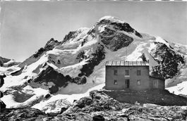 Zermatt, Gandegghütte mit Breithorn