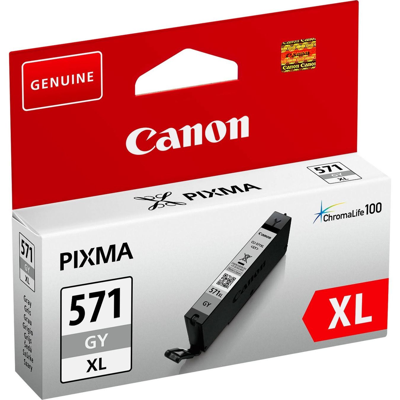 Canon Cartucce per stampanti & toner: Canon 571XL Gray – Nuovo e nell'imballaggio originale da Seewen SZ venduto da Timekeeper