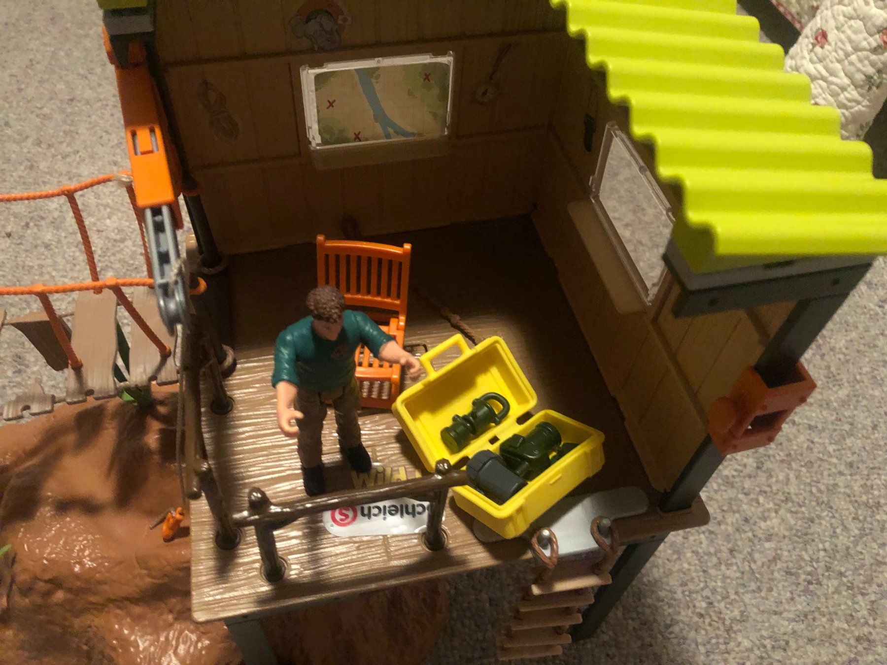 Schleich Giocattoli: Schleich Wild Life Abenteuerstation – Usato da Bassersdorf venduto da sammelfloh 4