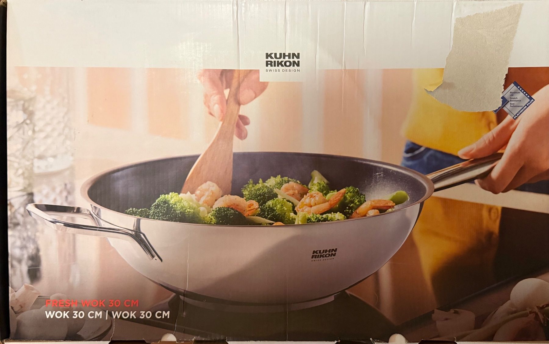 Rikon Pfannen: Kuhn Rikon - Wok - With Lid - 30cm – Gebraucht aus Minusio von DeFringues