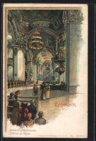 Litho Einsiedeln, Inneres der Wallfahrts