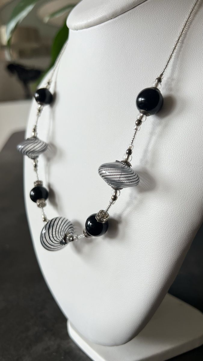 Catenine: Collier en verre soufflé – Usato da Nyon venduto da stylevintage79 1