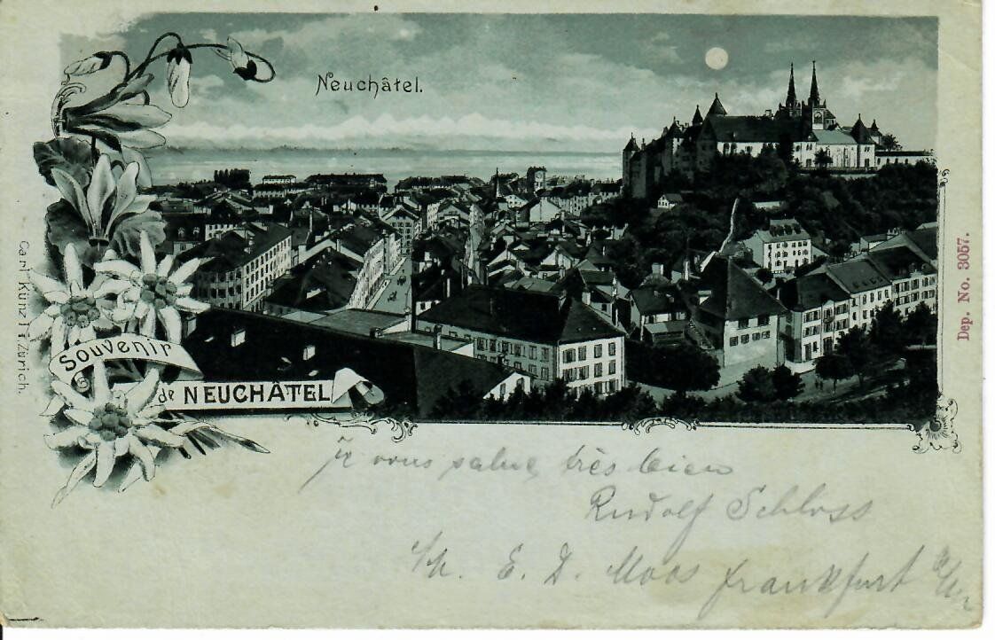 Cartes postales: Neuchâtel 1898 - Ambulant – D'occasion à Hochdorf par Ziegel-16