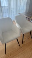 4 Esszimmerstühle - Beige/Creme - 3 sehr guter Zustand + 1 m