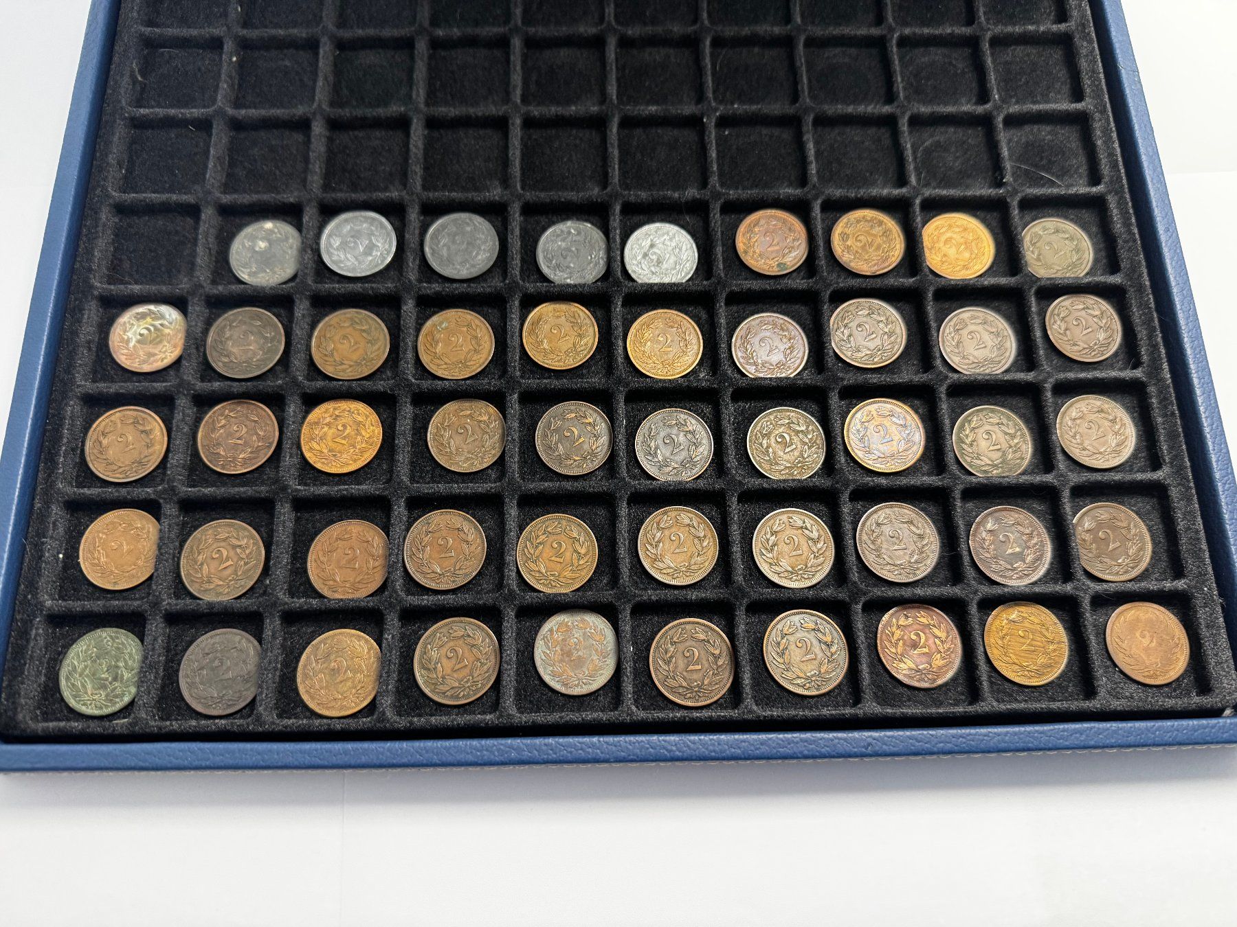 Tutti le monete: 2 Rappen Serie 1850 bis 1946 – Usato da Reitnau venduto da tb-muenzen 5