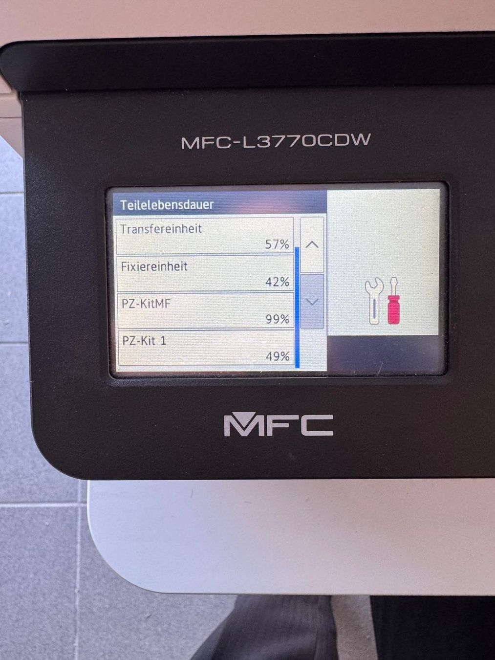 Brother Stampanti: Drucker Brother MFC-L3770CDW mit 3 Patronen – Usato da Bösingen venduto da riedom01 5