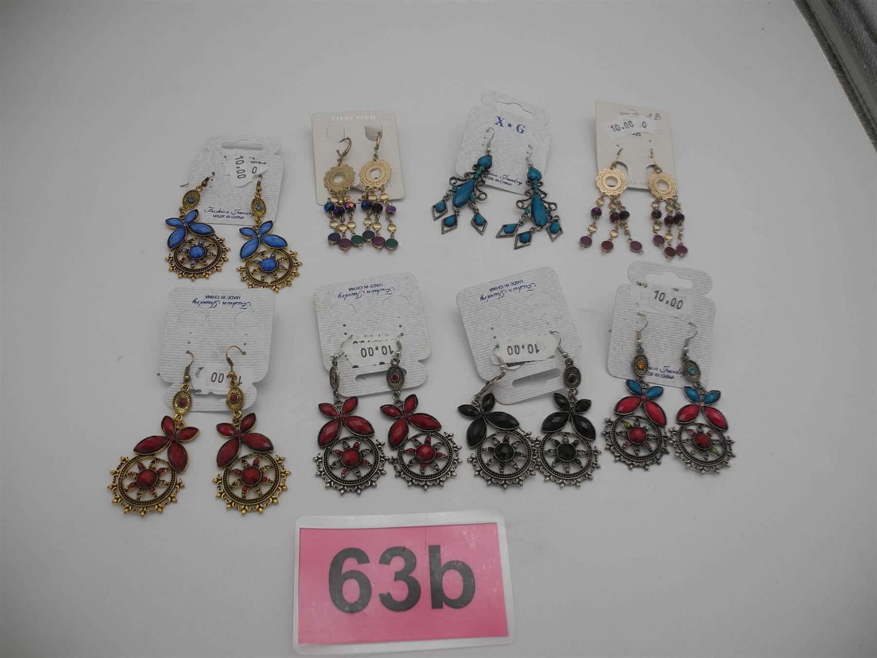 Orecchini pendenti & Orecchini a lobo: 8 Paar Modeschmuck Ohrringe , Nr. 63b – Nuovo (secondo la descrizione) da Kottwil venduto da Crazyrolf 1