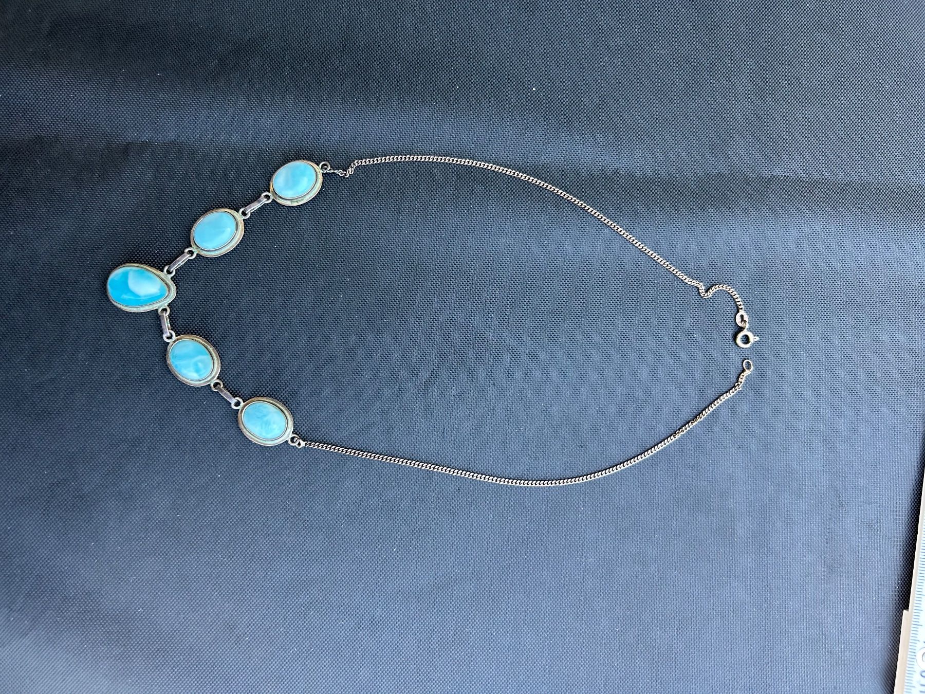 Altri gioielli: Silber Schmuckset mit Larimar Edelsteine – Usato da Winterthur venduto da bambam76 5