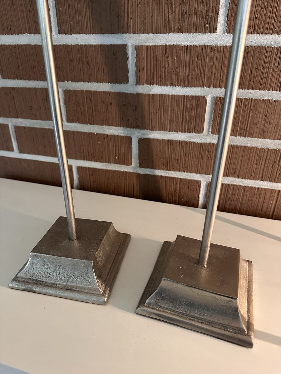 Tutte le decorazioni: 2 Vögel Deko Figuren Metall Silber – Usato da Richterswil venduto da Denhaltnoed 4