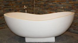 Badewanne Freistehende Bade Wanne Terrazzo Steinwanne Becken