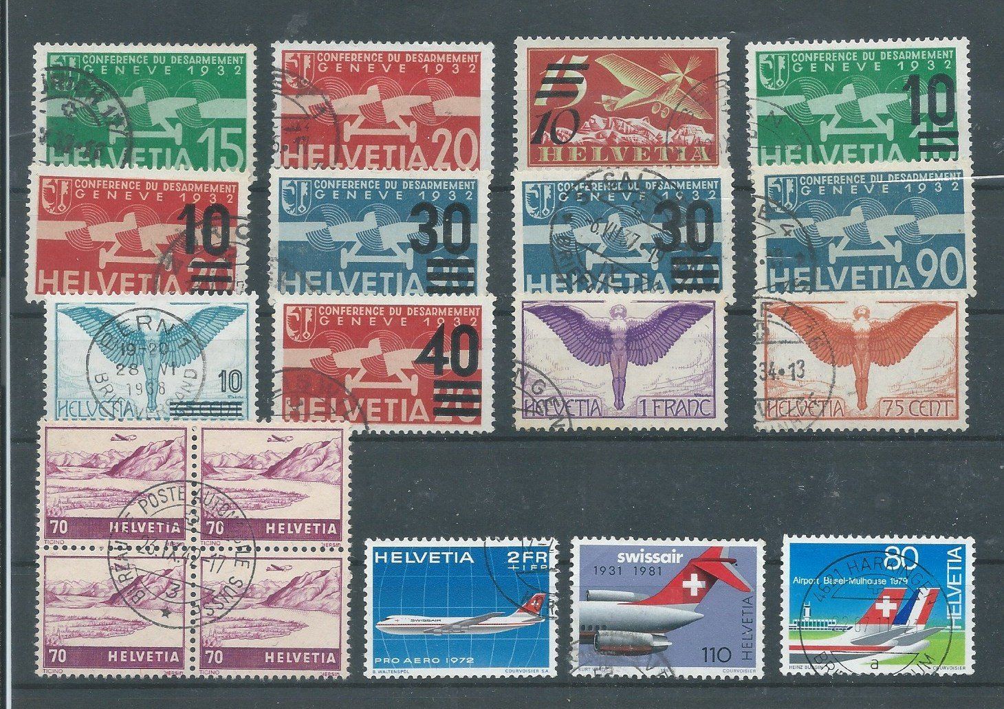 Alle Briefmarken: Lot diverse Luftpost – Gebraucht aus Mönchaltorf von Bantu7
