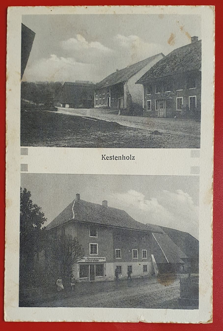 Cartoline postali: Kestenholz 1922 - 2 Ansichten – Usato da Kreuzlingen venduto da Rschweiz1