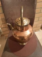 Kupfer Krug mit Messingakzenten Vintage