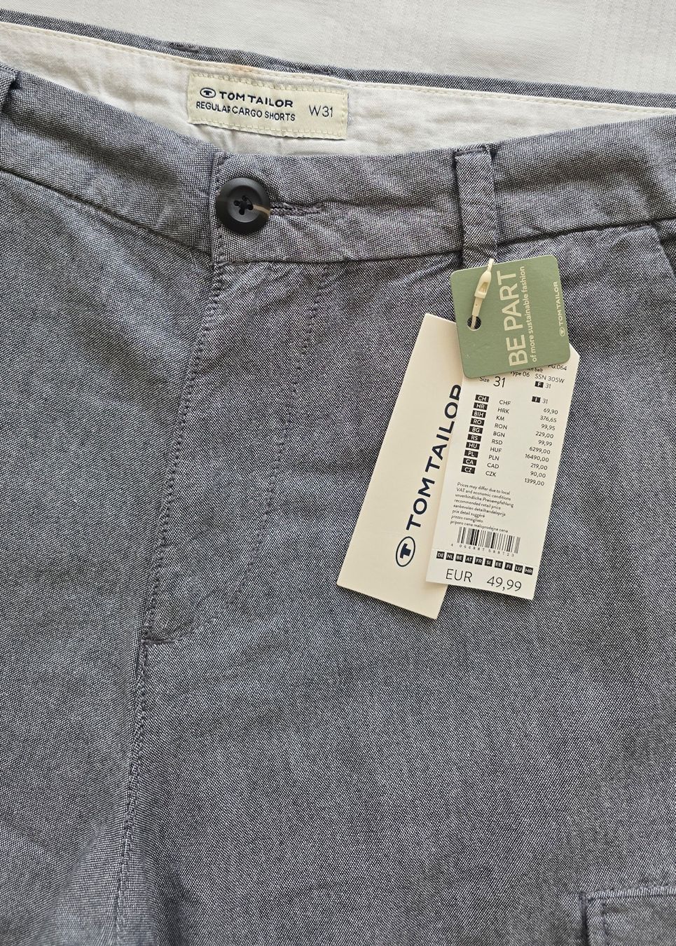 Tom Tailor Pantalons: Shorts TOM TAILOR Gr. M – Neuf avec emballage d'origine à Wabern par Irakene 2