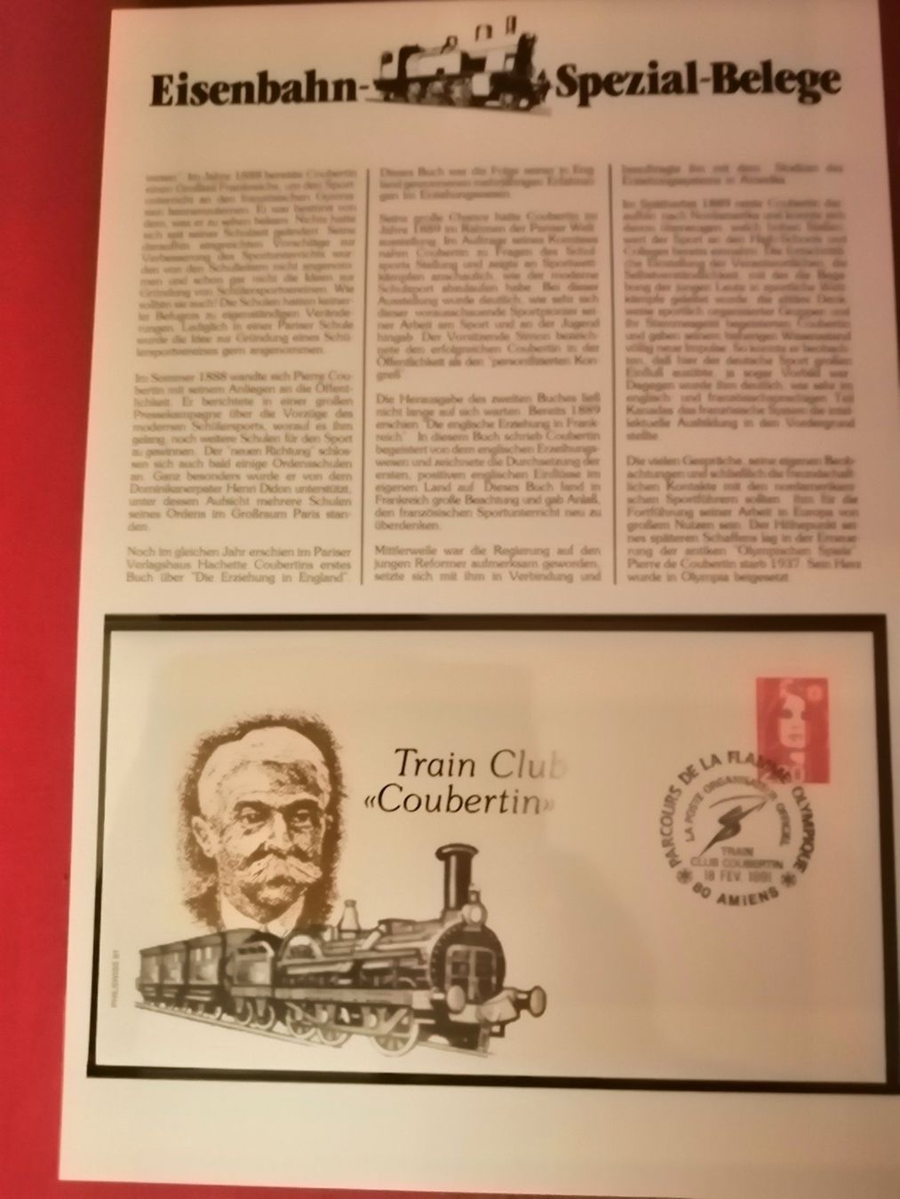 Tutti i francobolli: Eisenbahn Spezial Belege 1991 – Usato da Nunningen venduto da mochflo