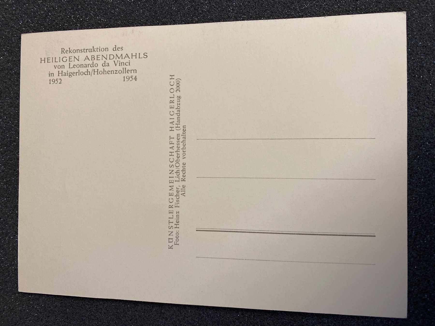 Ansichtskarten: CARTE - LEONARDO DA VINCI – Neu (gemäss Beschreibung) aus Le Brassus von cinema13 1