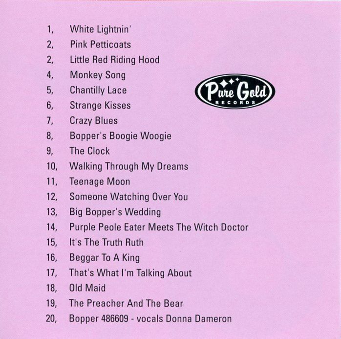 CD: CD - THE BEST OF BIG BOPPER – Usato da Morges venduto da evnocha3 2