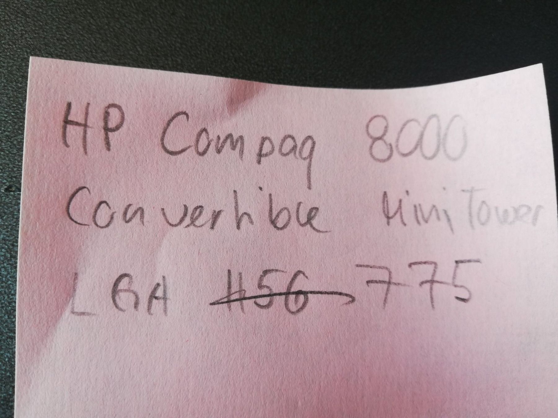 Hewlett Packard Schede madri: HP Compaq 8000 convertible Mainboard 775 – Usato da Thundorf venduto da Swizzzly 4