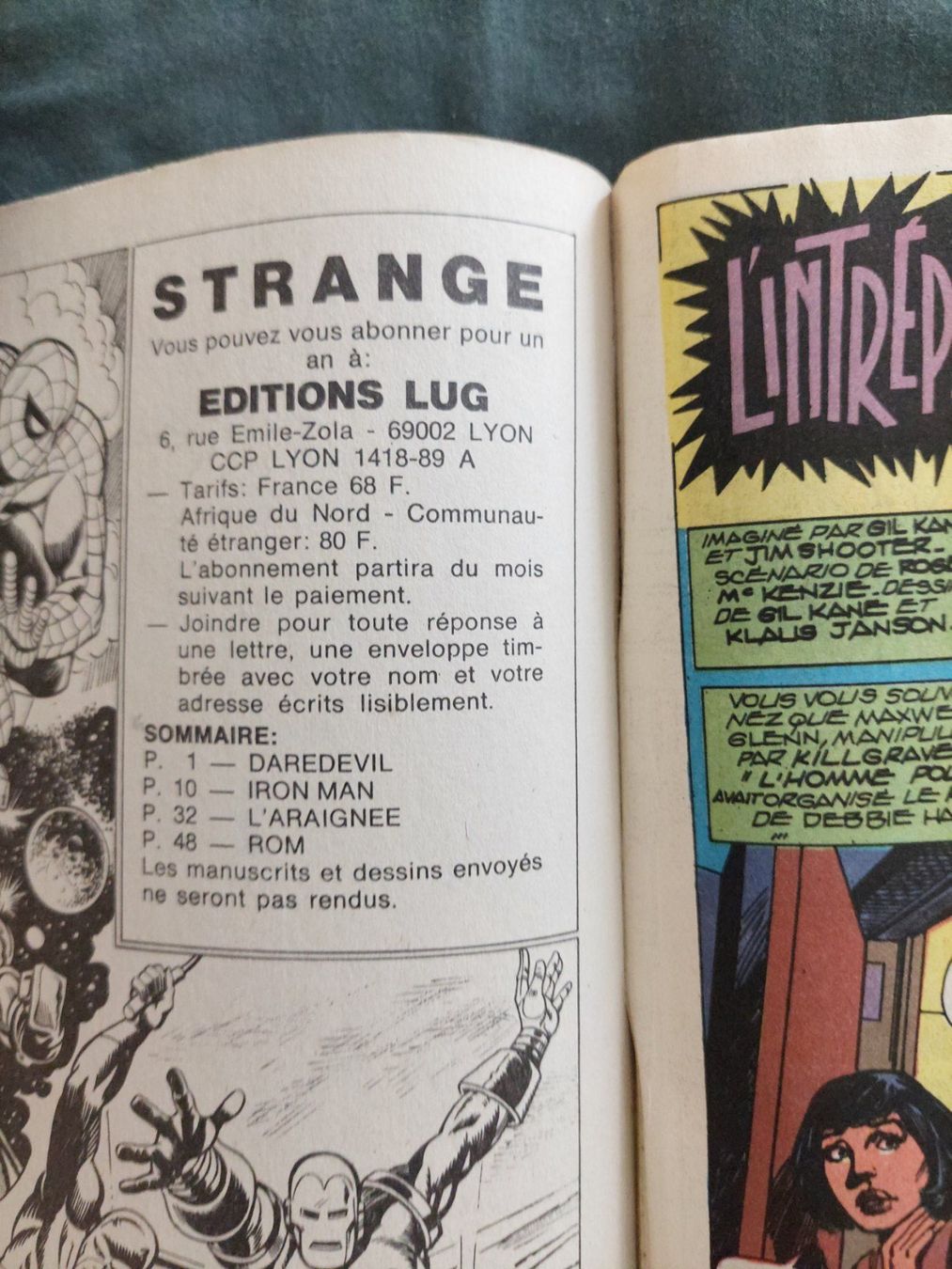 BD: Strange No 143 Nov. 1981 TBE – D'occasion à Genève par Blu_BD 2