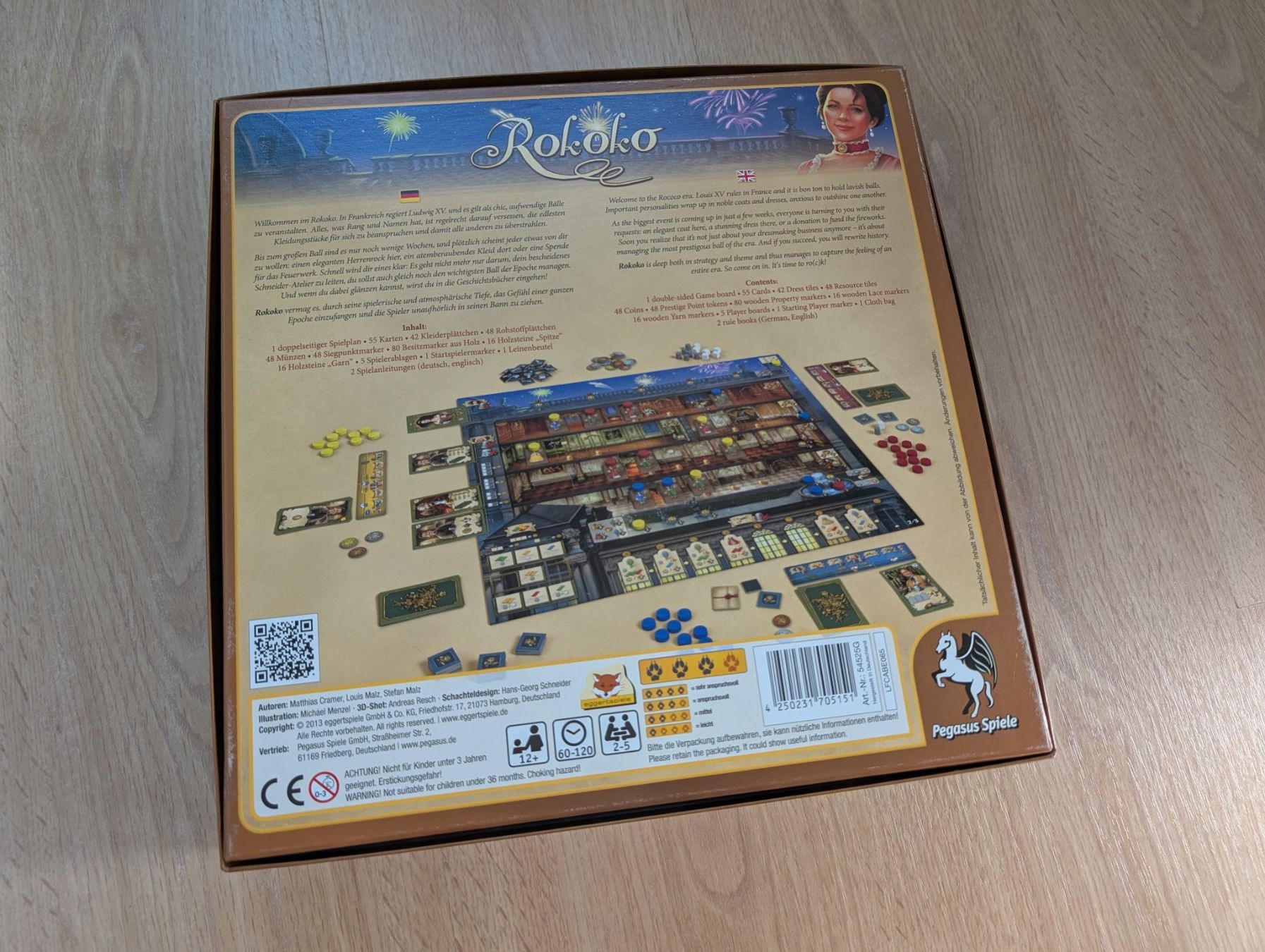 Pegasus Spiele Giochi: Brettspiel Rokoko – Usato da Felben-Wellhausen venduto da Phattpat 1
