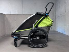 Fahrradanhänger Thule Chariot für zwei Kinder gebraucht