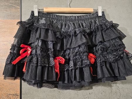 Black Fashion Mini Rock, gr M/L