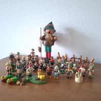 Versand möglich! Vintage Holzfigürli, u.a. Erzgebirge