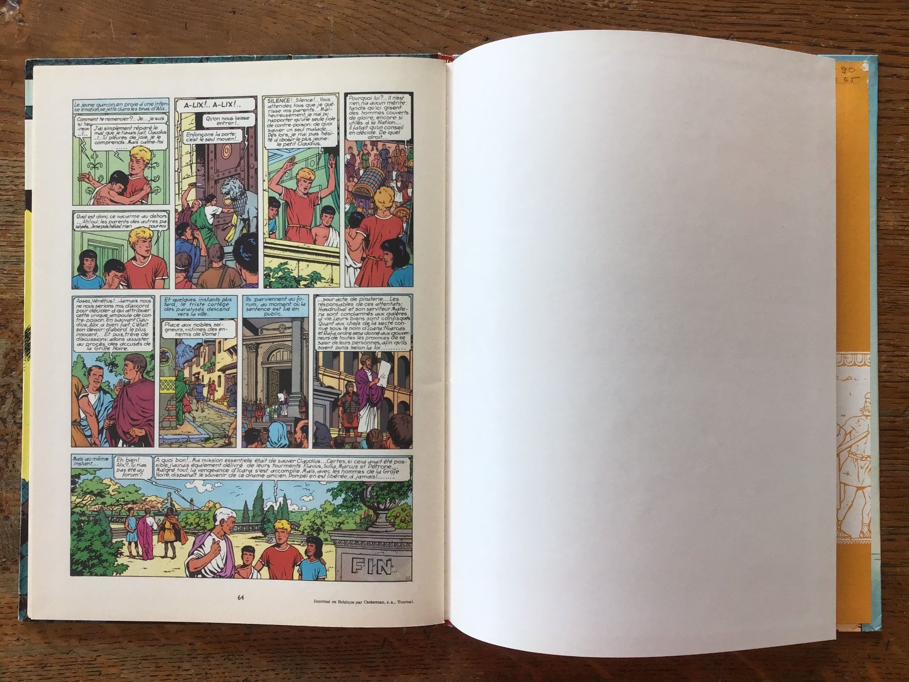Fumetti: Alix La griffe noire EO dos plat – Usato da Fully venduto da Ruby97 3