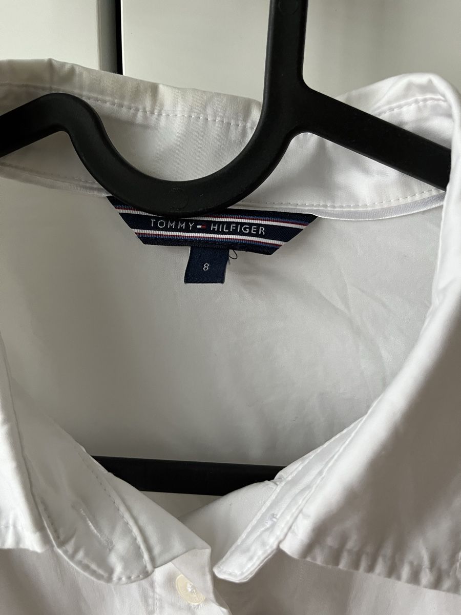 Tommy Hilfiger Camicette: Tommy Hilfiger Bluse weiss Grösse 8 (S) Gr.S – Usato da Lenzburg venduto da car_pzg8 2