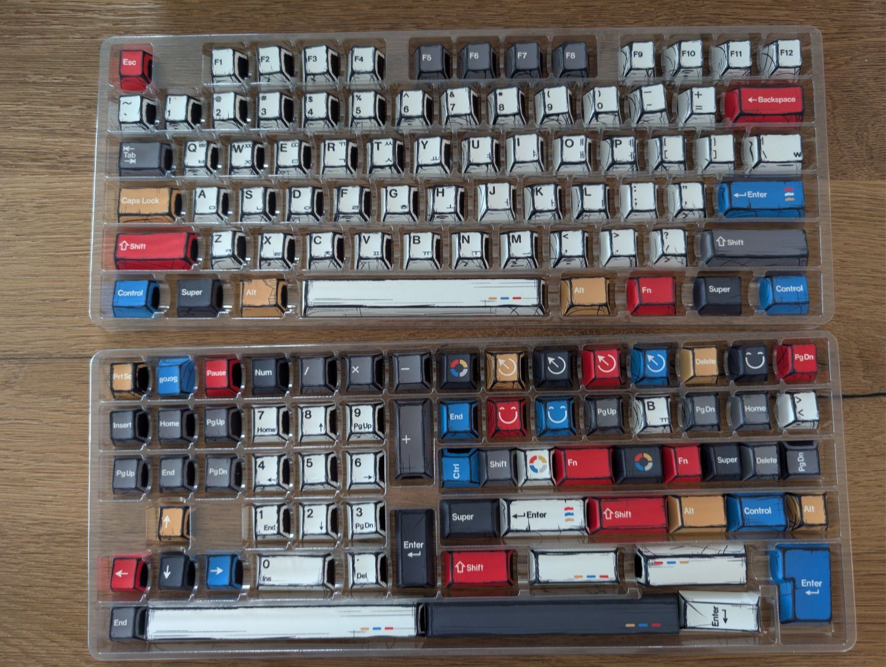 Tastiere: KBDiy Keycaps, 140 Keys, Cherry Profile PBT – Nuovo (secondo la descrizione) da Rothenburg venduto da raeffs