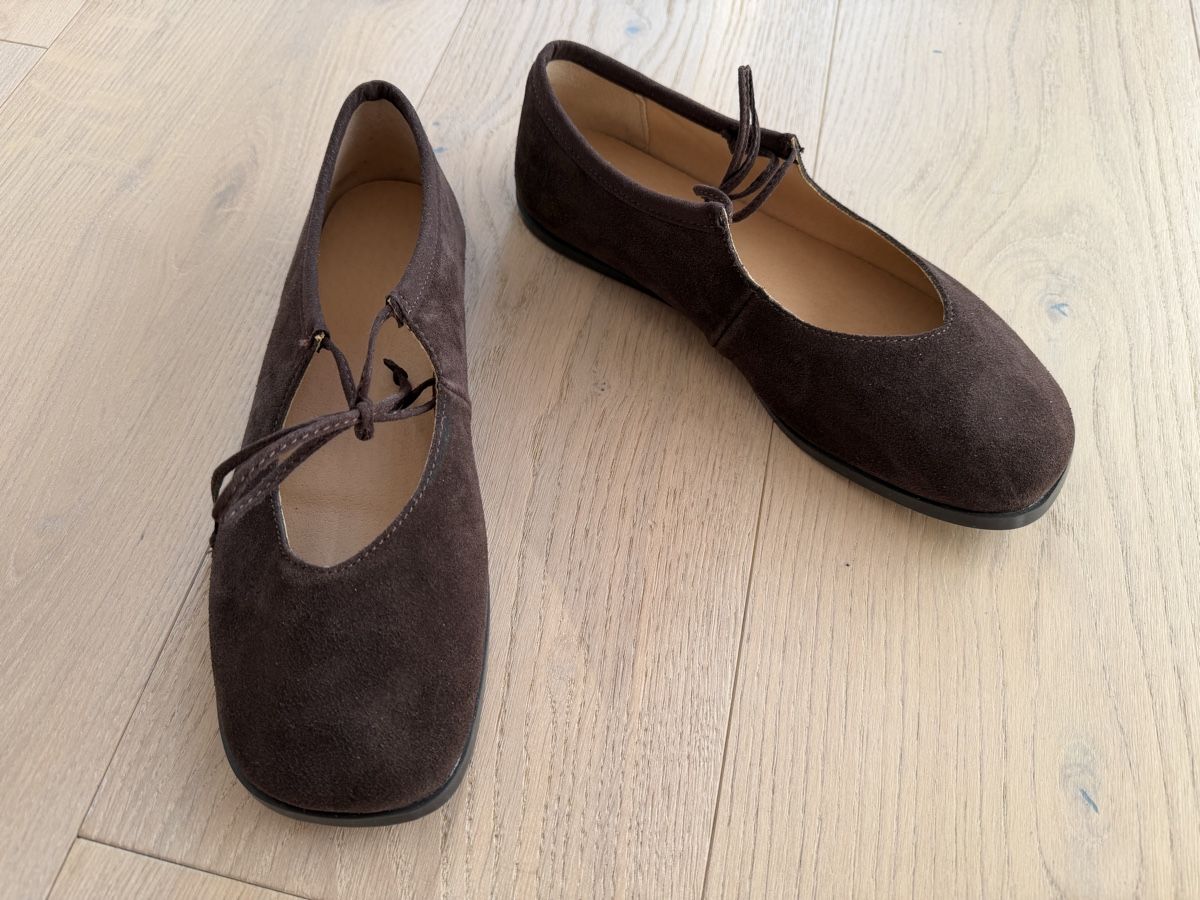 Damenschuhe: Leder Ballerina, 37 – Gebraucht aus Hausen am Albis von k_b_th92